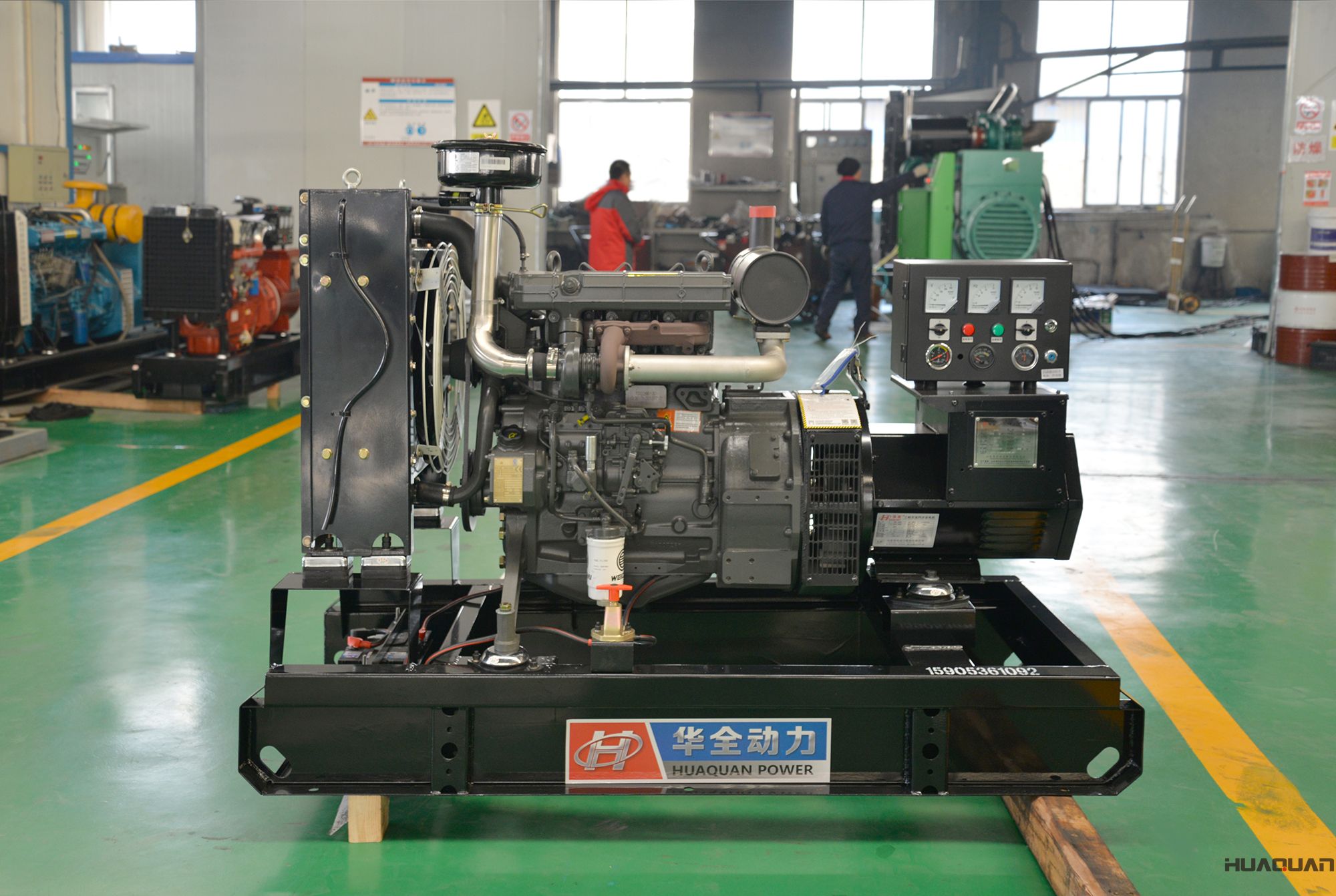 2018年4月25日華全動力30kw柴油發(fā)電機(jī)組發(fā)往廣東深圳