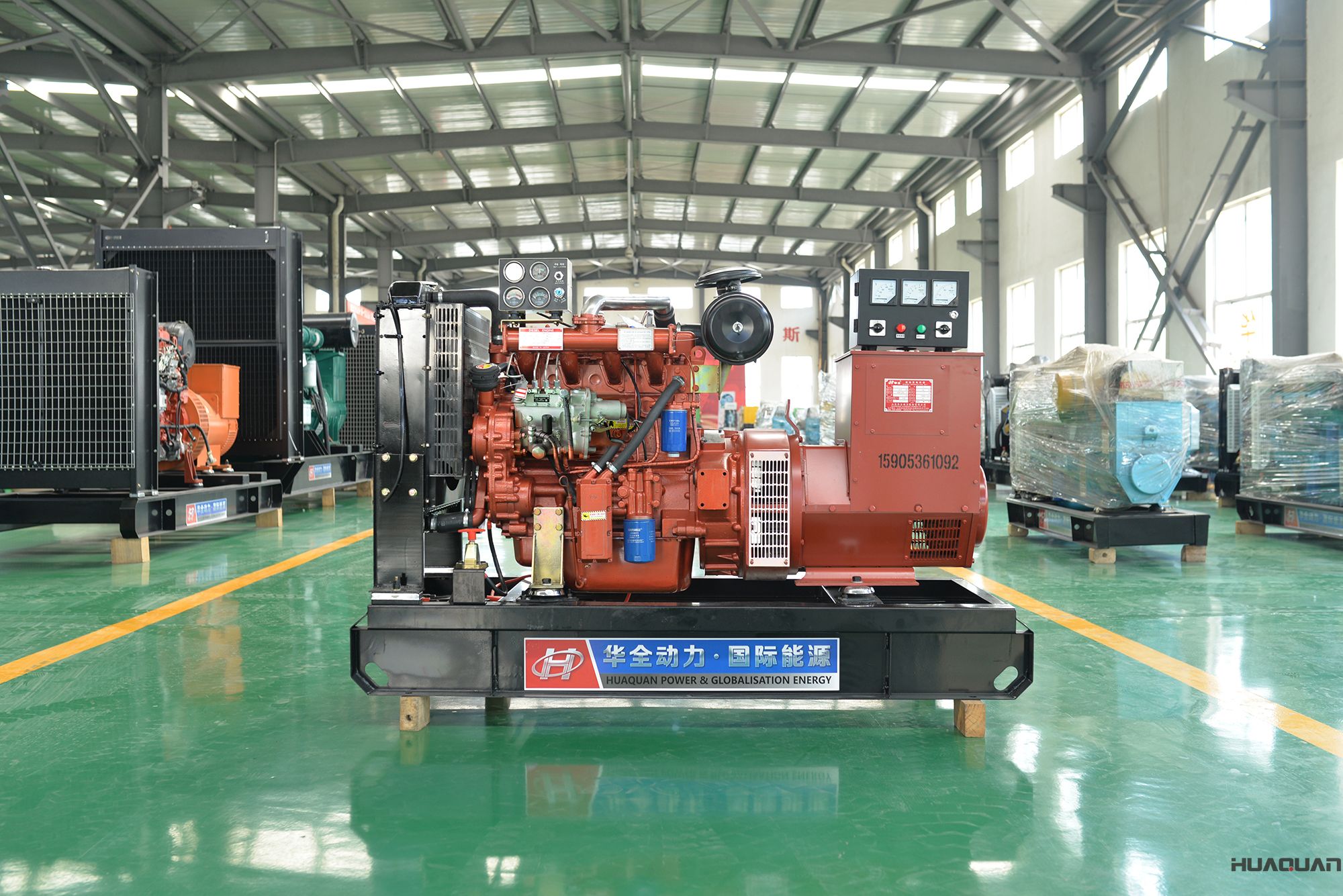 2018年4月26日華全動力一臺50kw發(fā)電機組發(fā)往河南省 