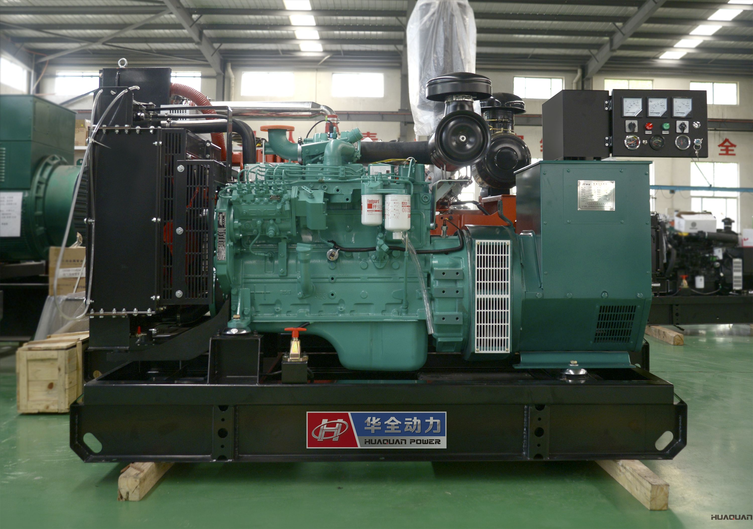 2018年4月26日華全動(dòng)力一臺(tái)75kw自動(dòng)化發(fā)電機(jī)組發(fā)往江蘇連云港