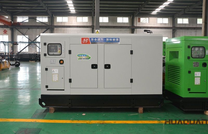 5月11日一臺100kw含棚拖車發(fā)電機(jī)組順利發(fā)往山東省濰坊市