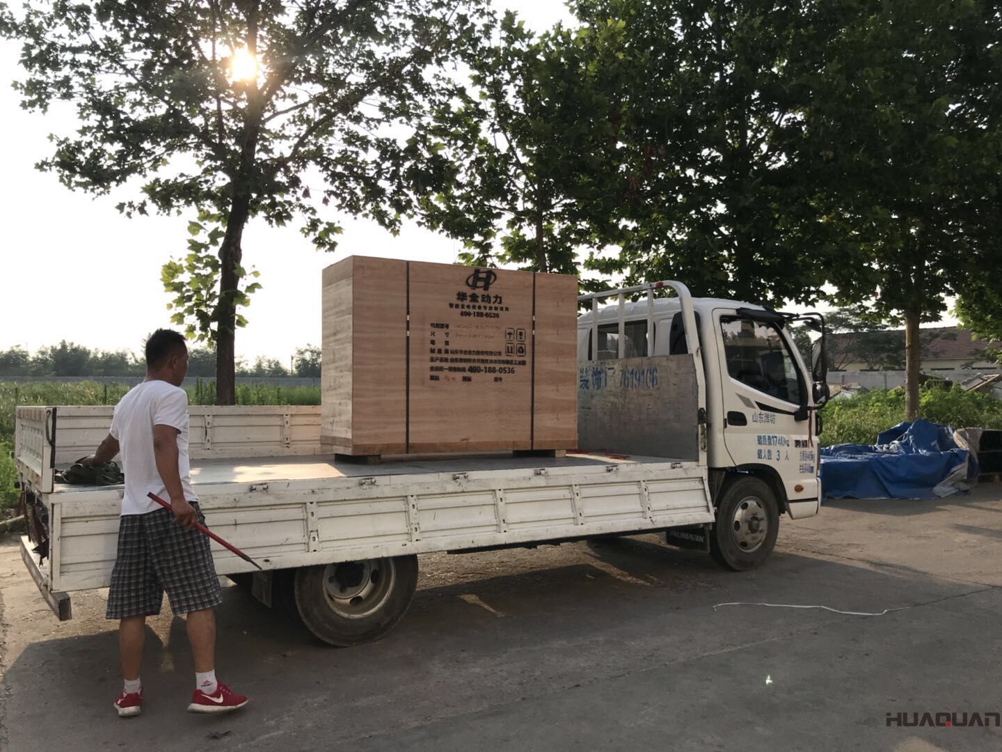 發貨了！7月22號一臺HQ5Q標配型汽油一體機已發往山東省