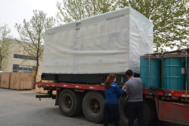 3月11日，一臺50kw靜音箱燃氣發電機組從華全動力成功發往青海省