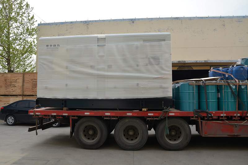 3月18日，華全動力一臺500kw靜音箱發電機組順利發往山東省