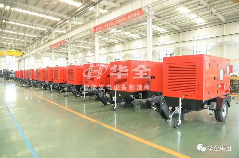 華全應急發電設備生產現場